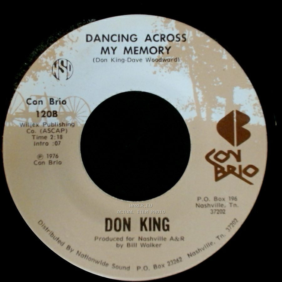 Don King - Dancing Across My Memory / She's The Girl Of My Dreams side B