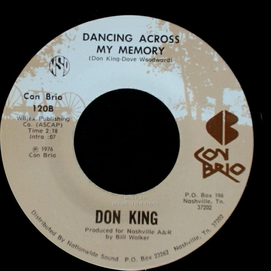 Don King - Dancing Across My Memory / She's The Girl Of My Dreams side A