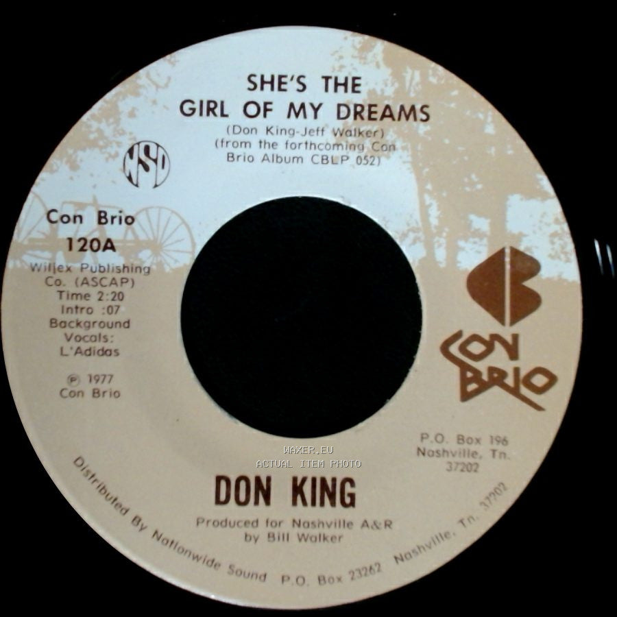 Don King - Dancing Across My Memory / She's The Girl Of My Dreams side A