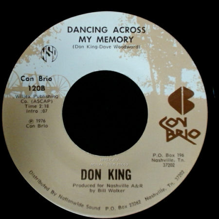 Don King - Dancing Across My Memory / She's The Girl Of My Dreams side B