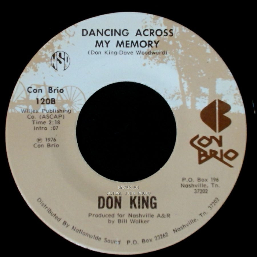 Don King - Dancing Across My Memory / She's The Girl Of My Dreams side B