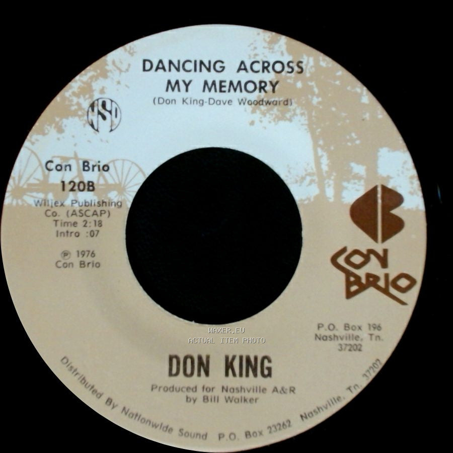 Don King - Dancing Across My Memory / She's The Girl Of My Dreams side B