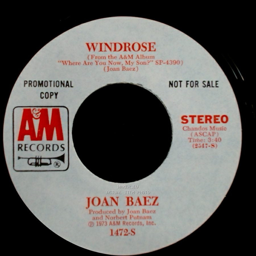Joan Baez - Windrose / Less Than The Song side A