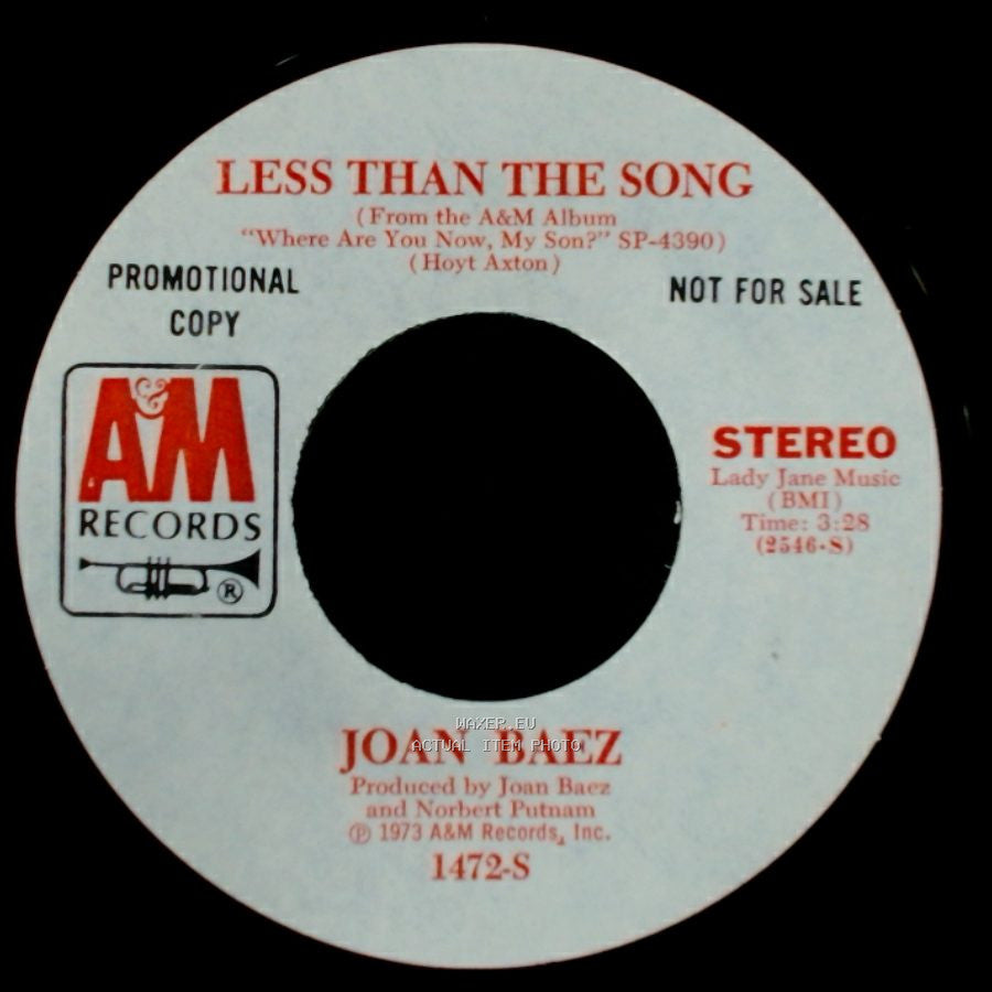 Joan Baez - Windrose / Less Than The Song side B