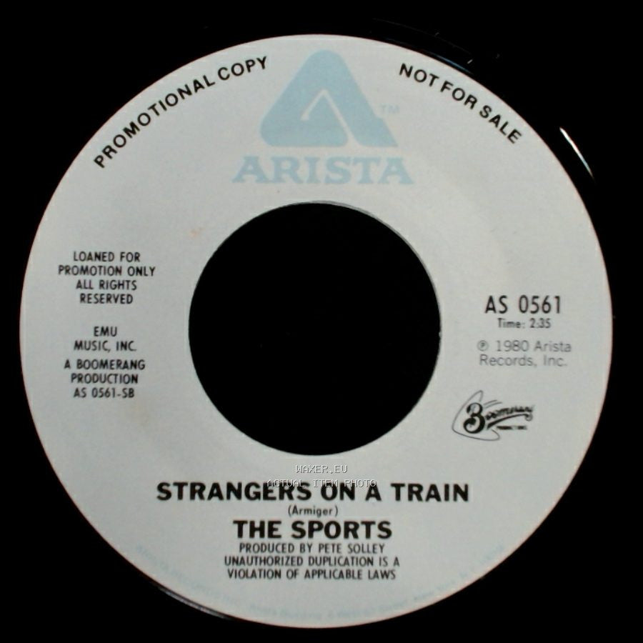 The Sports - No Mama No / Strangers On A Train side A