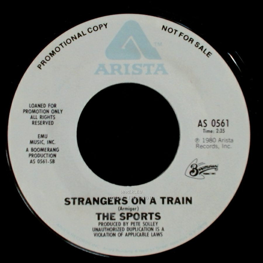 The Sports - No Mama No / Strangers On A Train side A