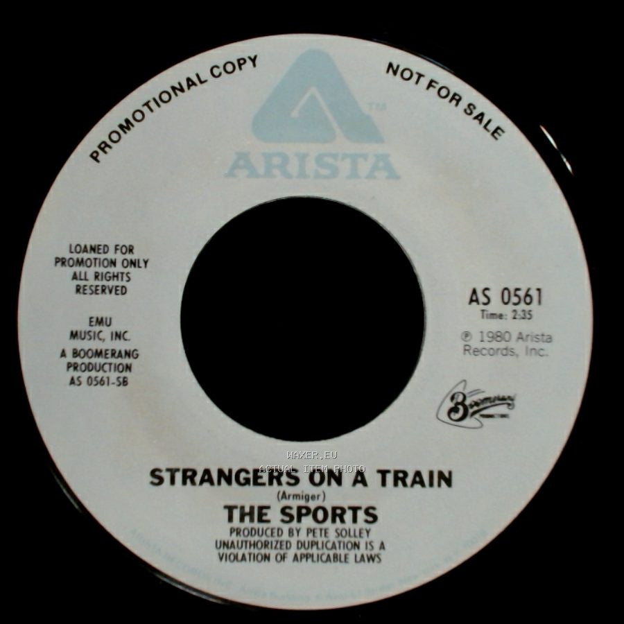 The Sports - No Mama No / Strangers On A Train side A