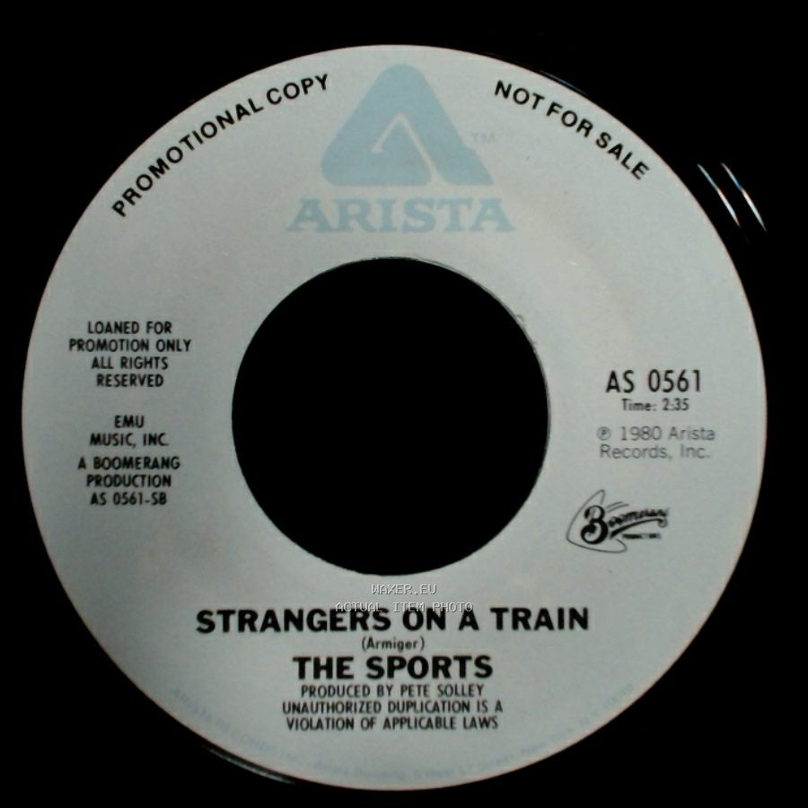 The Sports - No Mama No / Strangers On A Train side A