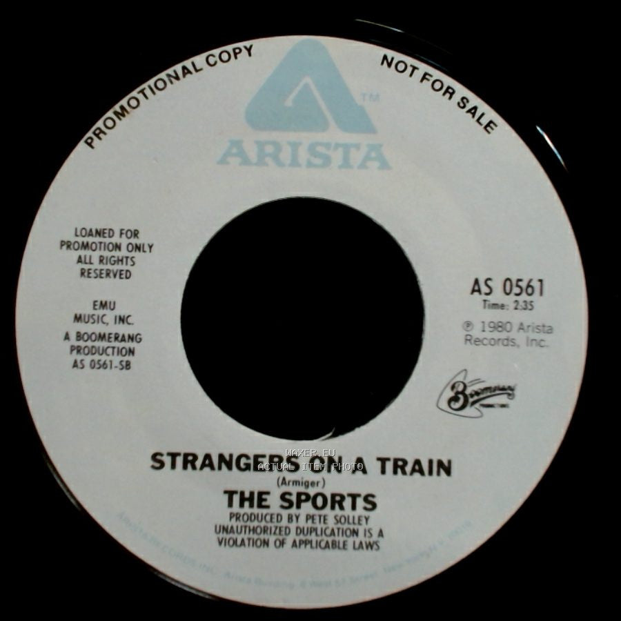 The Sports - No Mama No / Strangers On A Train side A