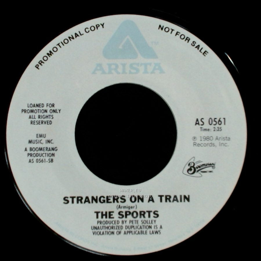 The Sports - No Mama No / Strangers On A Train side A