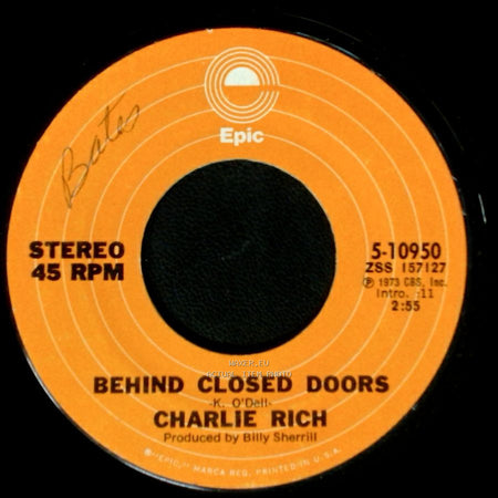 Charlie Rich - Behind Closed Doors / A Sunday Kind Of Woman side A