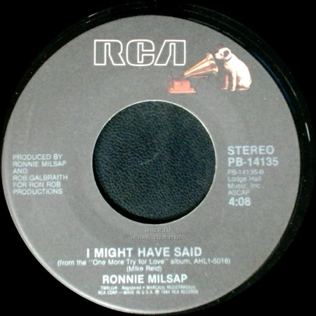 Ronnie Milsap - Lost In The Fifties Tonight (In The Still Of The Night) / I Might Have Said side B