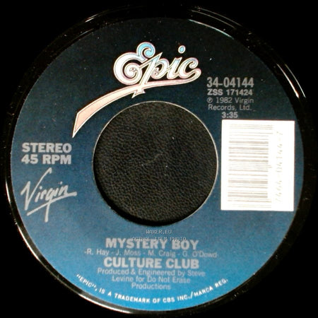 Culture Club - Church Of The Poison Mind / Mystery Boy side B