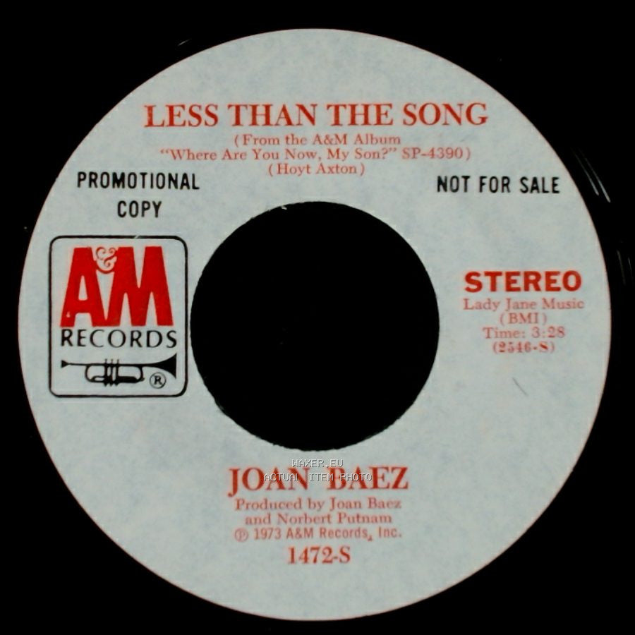 Joan Baez - Windrose / Less Than The Song side A