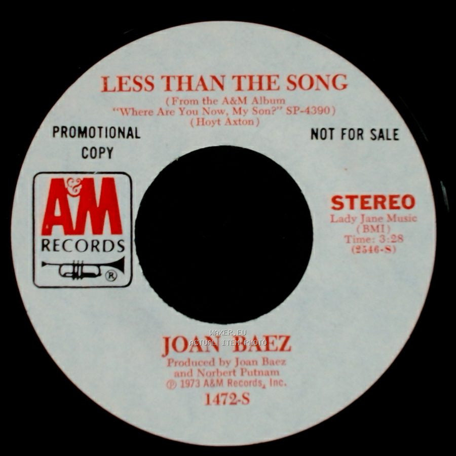 Joan Baez - Windrose / Less Than The Song side A