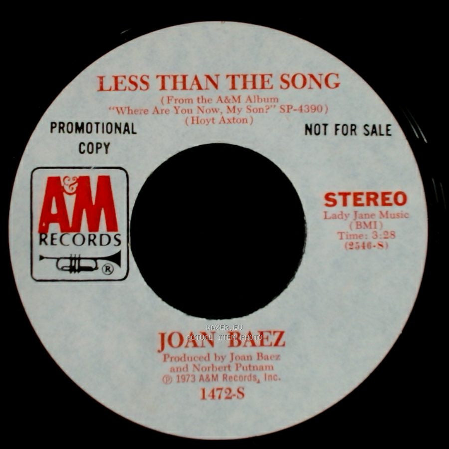 Joan Baez - Windrose / Less Than The Song side A