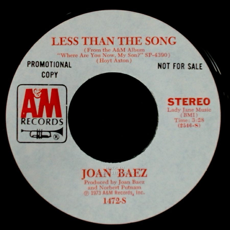 Joan Baez - Windrose / Less Than The Song side B