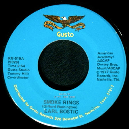 Earl Bostic - Deep Purple / Smoke Rings side A