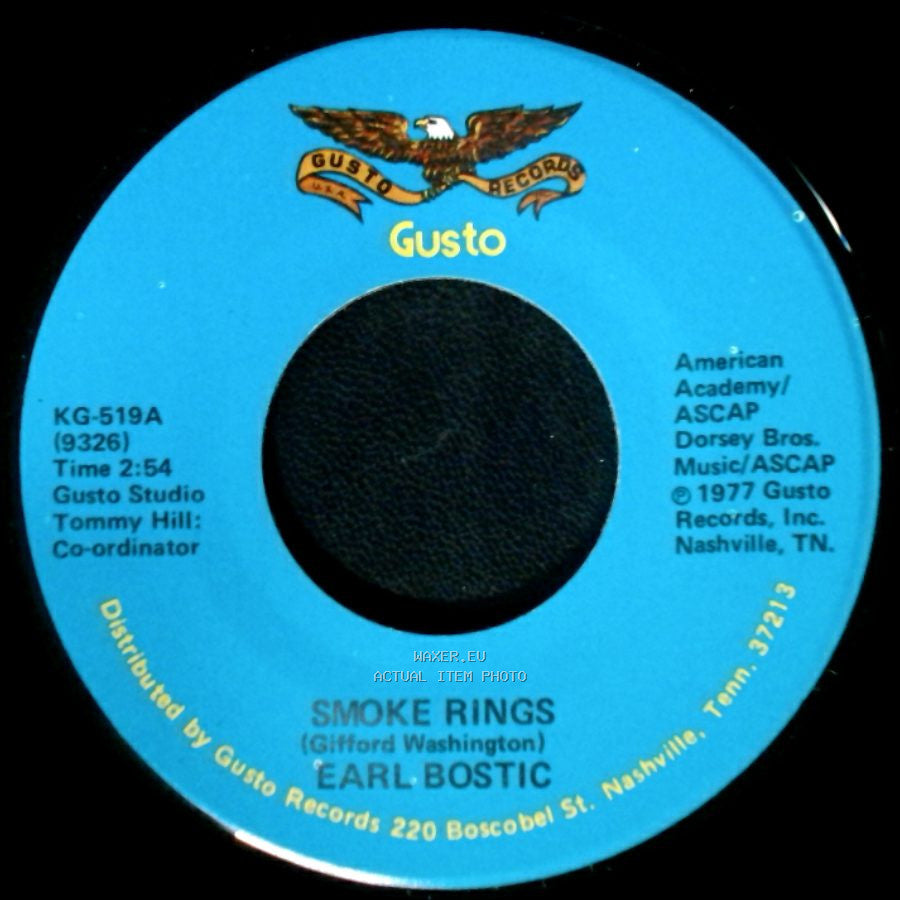 Earl Bostic - Deep Purple / Smoke Rings side A