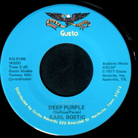 Earl Bostic - Deep Purple / Smoke Rings side B