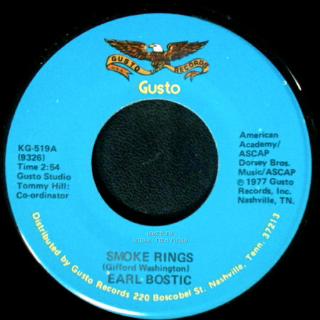 Earl Bostic - Deep Purple / Smoke Rings side A