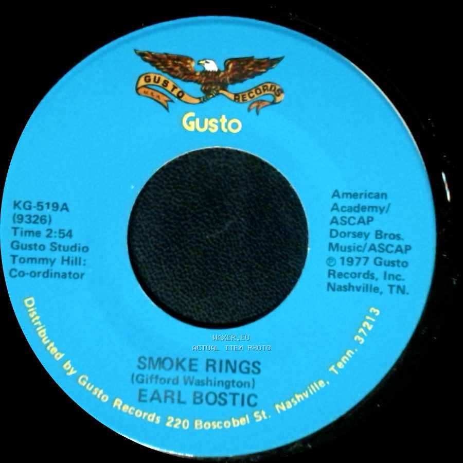 Earl Bostic - Deep Purple / Smoke Rings side A