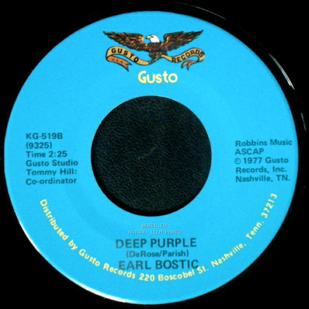Earl Bostic - Deep Purple / Smoke Rings side A