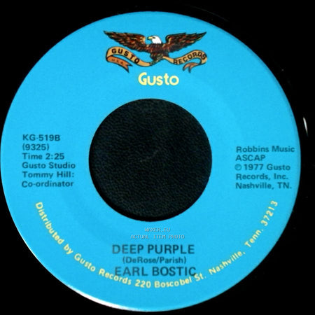 Earl Bostic - Deep Purple / Smoke Rings side A