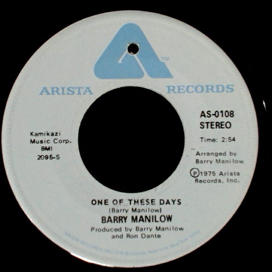 Barry Manilow - It's A Miracle / One Of These Days side A