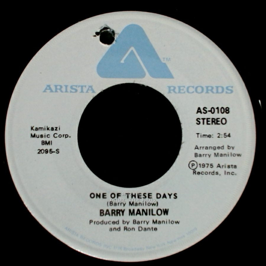 Barry Manilow - It's A Miracle / One Of These Days side A