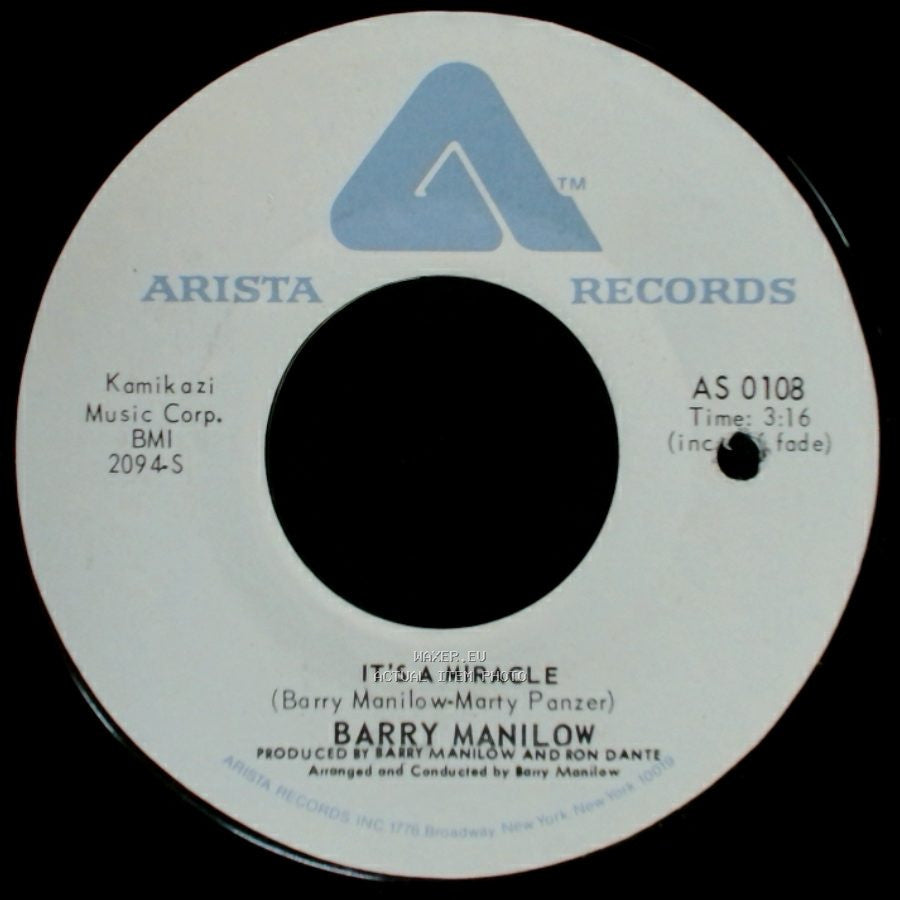Barry Manilow - It's A Miracle / One Of These Days side A