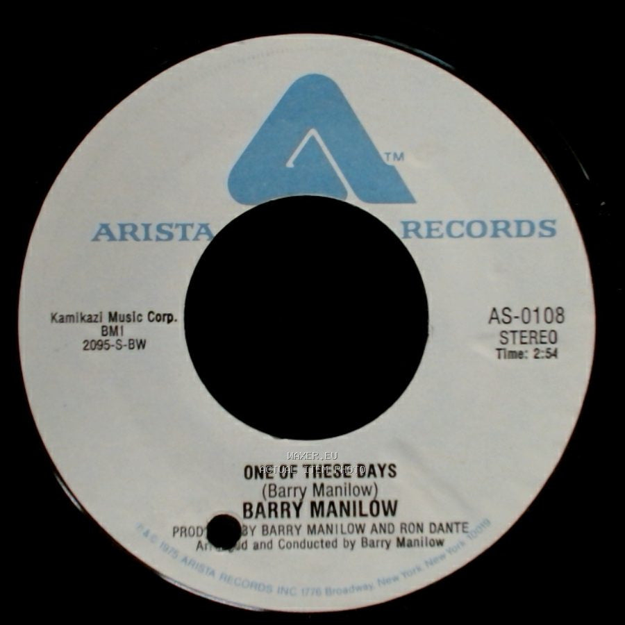 Barry Manilow - It's A Miracle / One Of These Days side A