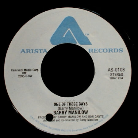 Barry Manilow - It's A Miracle / One Of These Days side A