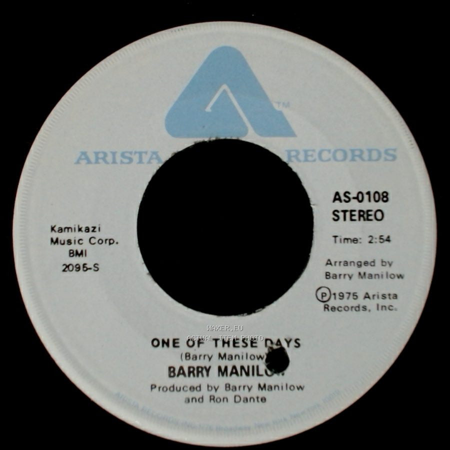 Barry Manilow - It's A Miracle / One Of These Days side A