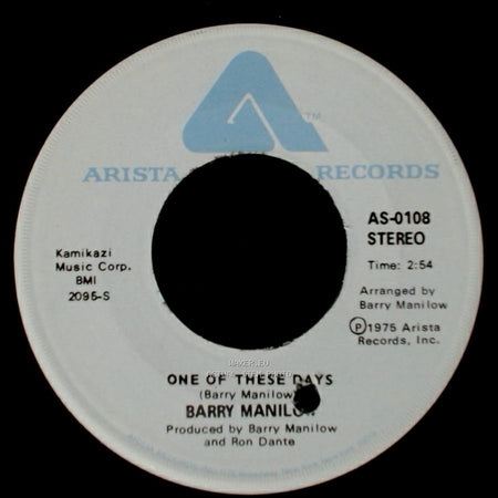 Barry Manilow - It's A Miracle / One Of These Days side A