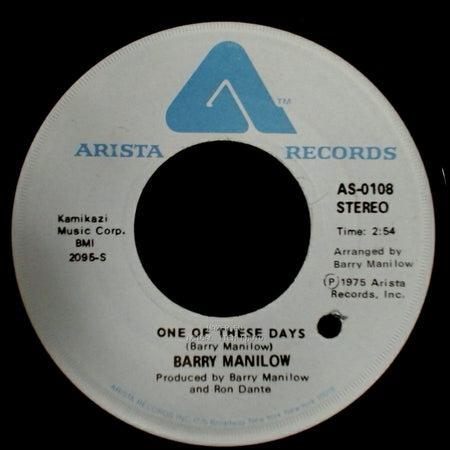 Barry Manilow - It's A Miracle / One Of These Days side A