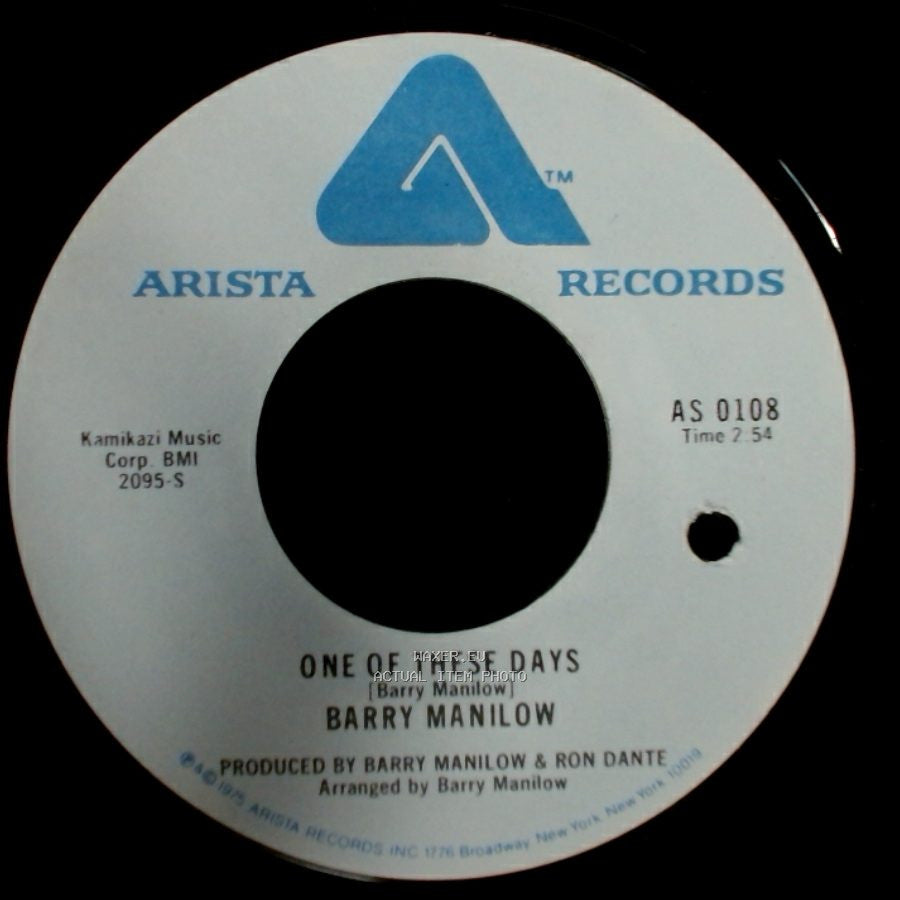 Barry Manilow - It's A Miracle / One Of These Days side A