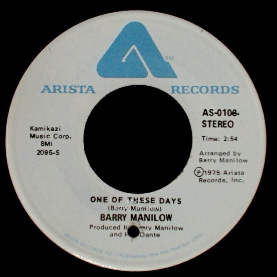Barry Manilow - It's A Miracle / One Of These Days side A