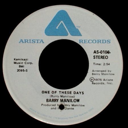 Barry Manilow - It's A Miracle / One Of These Days side A