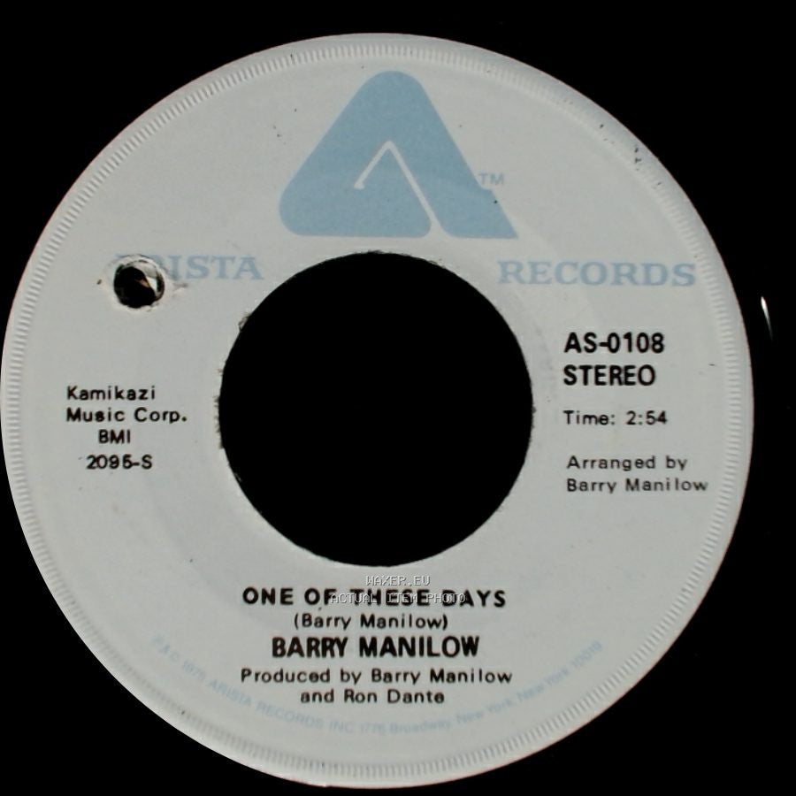 Barry Manilow - It's A Miracle / One Of These Days side A