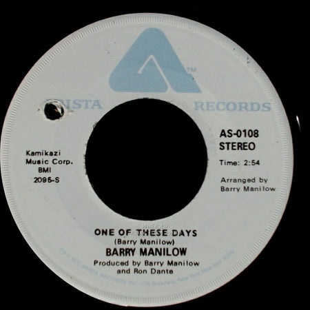 Barry Manilow - It's A Miracle / One Of These Days side A