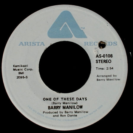 Barry Manilow - It's A Miracle / One Of These Days side A