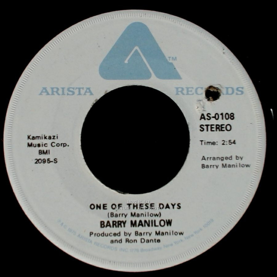 Barry Manilow - It's A Miracle / One Of These Days side A