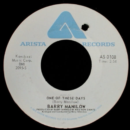 Barry Manilow - It's A Miracle / One Of These Days side A