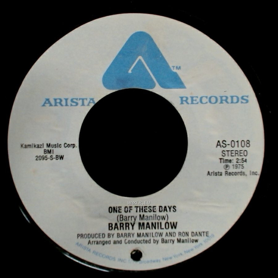 Barry Manilow - It's A Miracle / One Of These Days side A