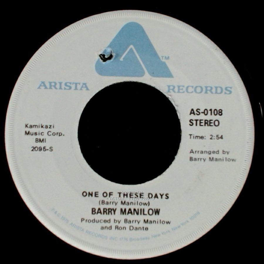 Barry Manilow - It's A Miracle / One Of These Days side A