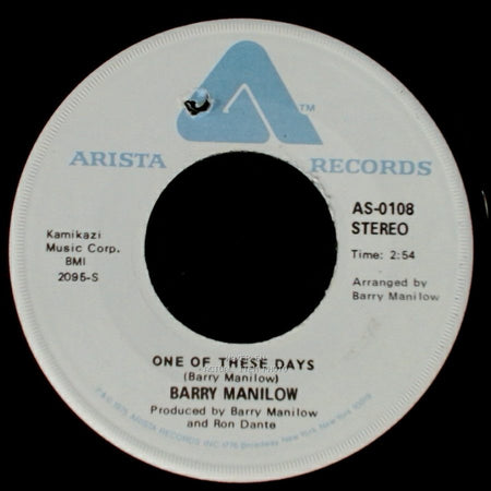 Barry Manilow - It's A Miracle / One Of These Days side A