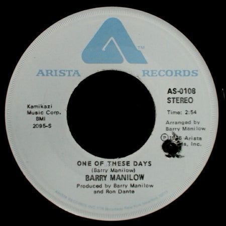 Barry Manilow - It's A Miracle / One Of These Days side A
