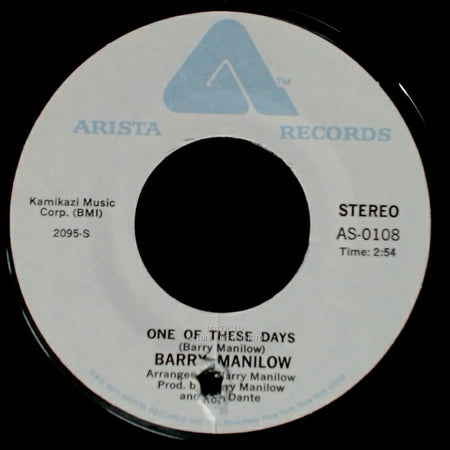 Barry Manilow - It's A Miracle / One Of These Days side A