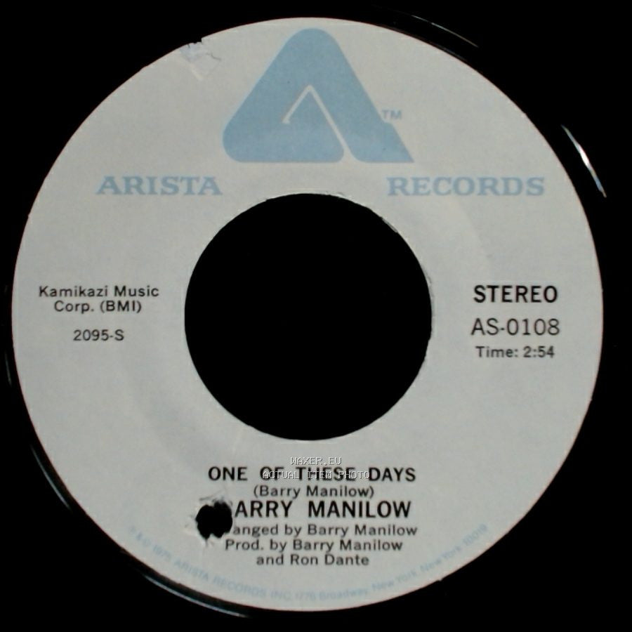 Barry Manilow - It's A Miracle / One Of These Days side A
